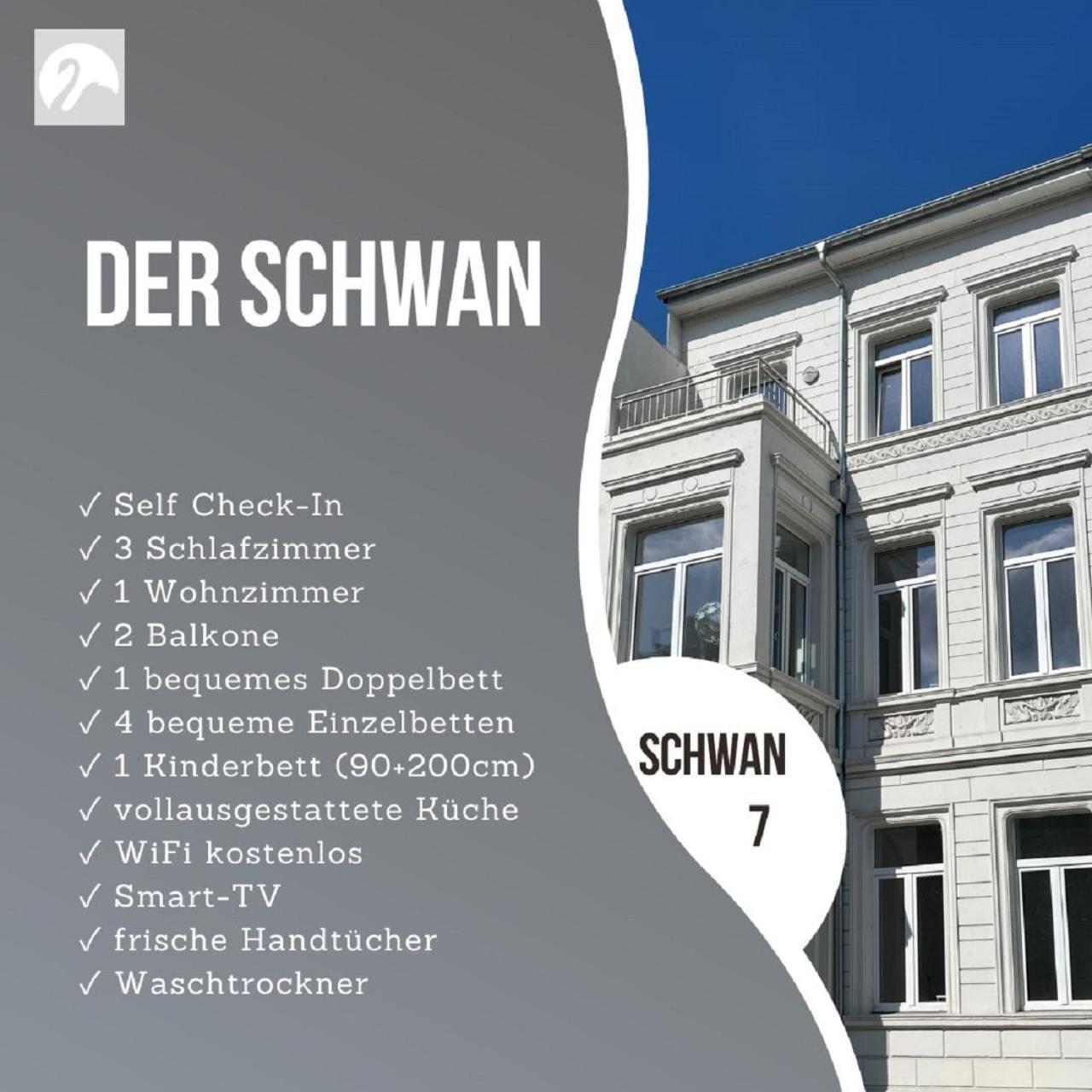 Der Schwan 7 - 3 Schlafzimmer - 2 Balkone - Zentral - 100 Qm Duren Exterior photo